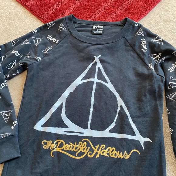 Harry Potter Jrs S The Deathly Hallows Sweatshirt - Picture 3 of 8